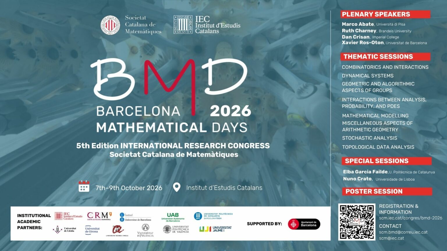 SCM - Barcelona Mathematical Days - BMD 2026