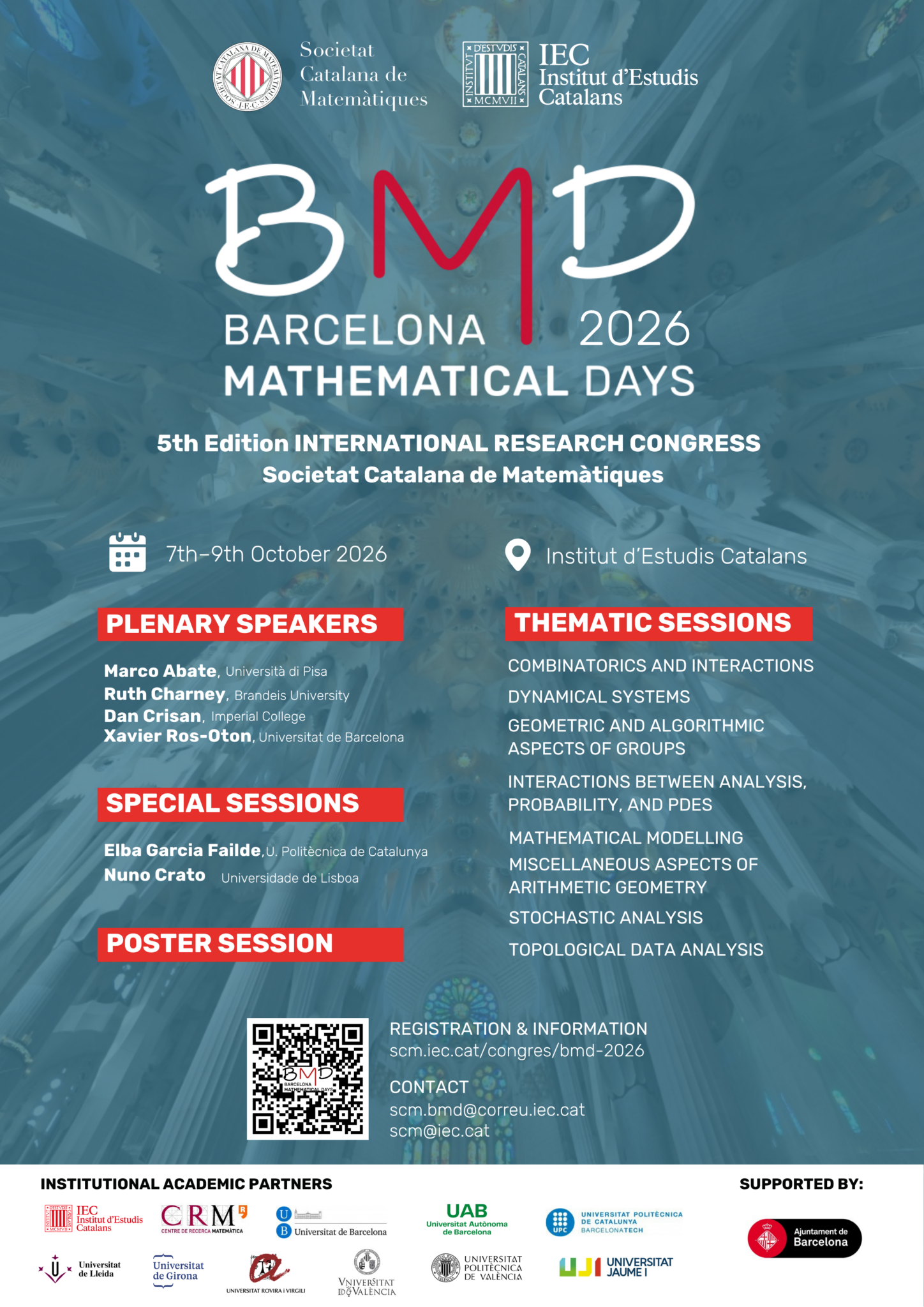 SCM - Barcelona Mathematical Days - BMD 2026