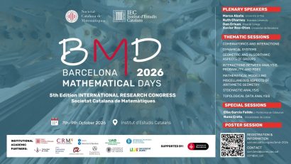 BMD 2026 Barcelona Mathematical Days a Barcelona